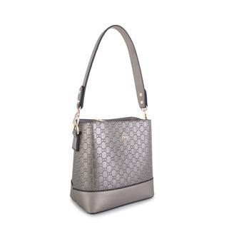 Nas Bag Kadın Mini Omuz ve Çapraz Çantası  Gri Prd(en; 19 cm,  boy;19 cm)