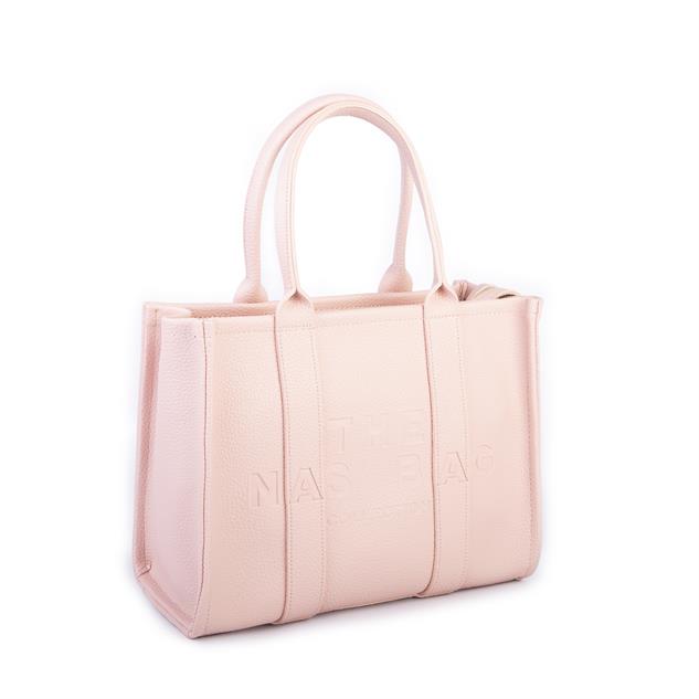 Nas Bag Tote Bag Büyük Boy  Kadın Omuz Çantası Pudra  Rolax