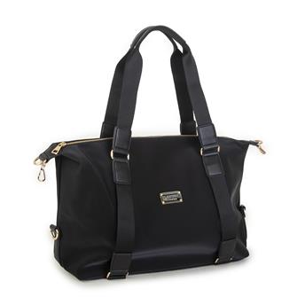 Nas Bag Extra Büyük Boy Omuz Çantası Siyah Buzzy (eni 44 cm , boyu 32 cm )