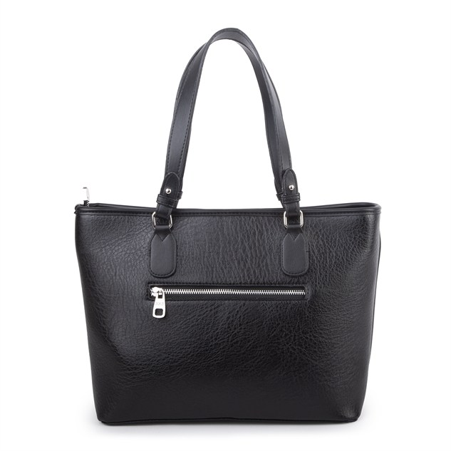 Nas Bag Kadın Omuz Çantası Spor Şık Ayarlanabilir Omuz Askılı  (33x27x12 cm ) Siyah Victoria