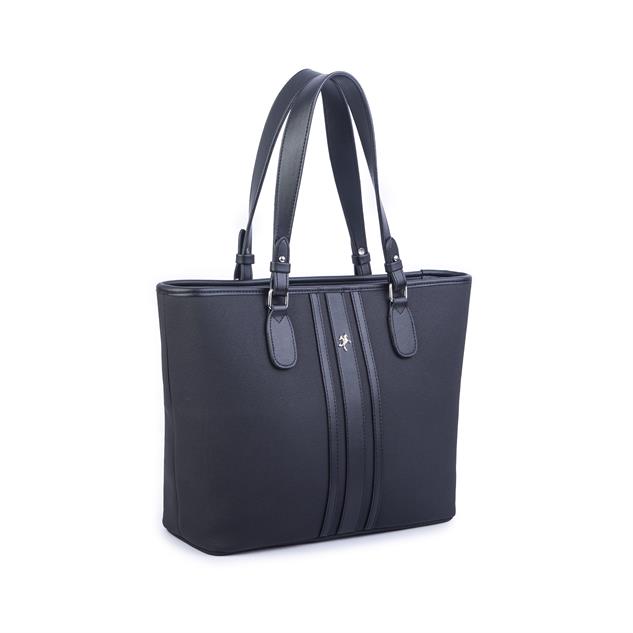 Nas Bag Kadın Omuz Çantası Spor Şık Ayarlanabilir Omuz Askılı  Siyah  (33x27x12 cm )