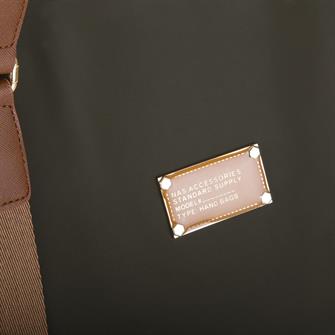 Nas Bag Extra  Büyük Boy Omuz Çantası Yeşil Taba Buzzy (eni 44 cm , boyu 32 cm)