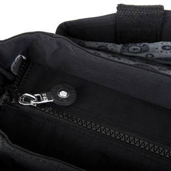 Nas Bag Kadın Omuz Çantası Zararlı Kimyasal İçermeyen Su İtici Özelliğe Sahip Krinkıl Kumaş Çanta Siyah