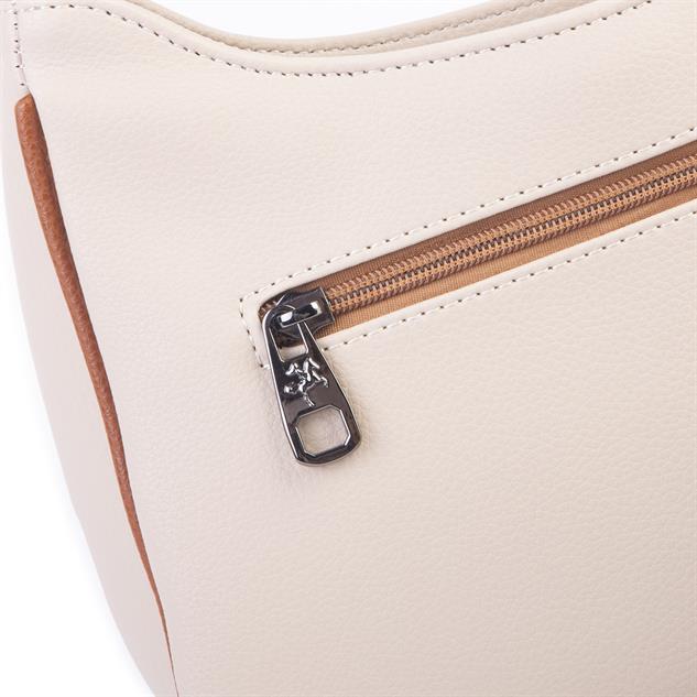 Nas Bag Kadın Omuz ve Çapraz Baget Çanta Kum Taba Prestij ( 28x17  cm)