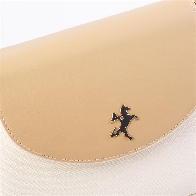 Nas Bag Kadın Omuz ve Çapraz Çanta Çift Askılı Yeni Sezon Çanta Krem Camel Lacst