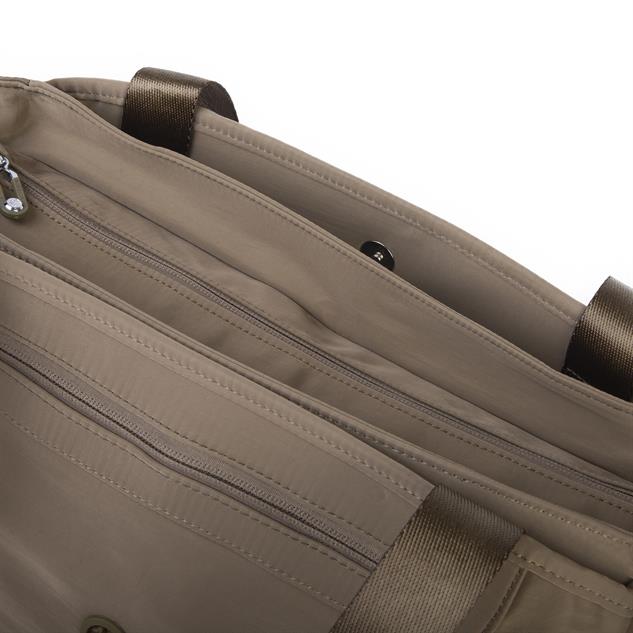 Nas Bag Kadın Omuz ve Çapraz Hafif Su İtici Kumaş Haki