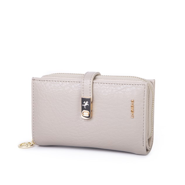 Nas Bag Kadın Orta Boy Kartlık Kağıt Para ve Bozuk Para Tasarımına Sahip Kum Victoria [16x9 cm]