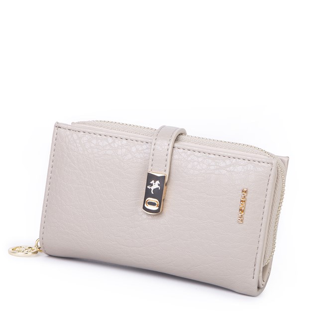 Nas Bag Kadın Orta Boy Kartlık Kağıt Para ve Bozuk Para Tasarımına Sahip Kum Victoria [16x9 cm]
