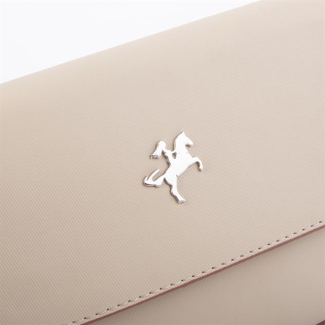 Nas Bag Kadın Postacı Çantası Çift Askılı Kum Taba Karaca  (22x16x5 cm)