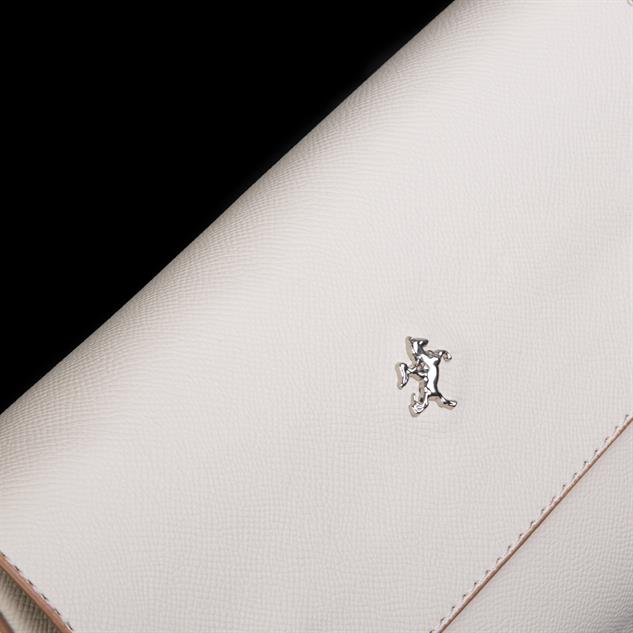 Nas Bag Kadın Postacı Çantası Çift Askılı Krem Camel  Açelya  (22x16x5 cm)