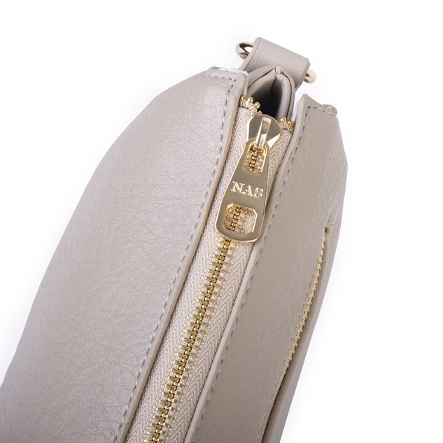 Nas Bag Kadın Sade Günlük Postacı Çantası ( 25x16 cm) Kum Victoria