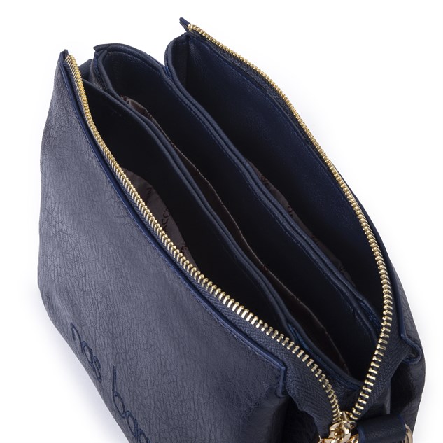 Nas Bag Kadın Sade Günlük Postacı Çantası ( 25x16 cm) Lacivert Victoria