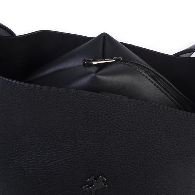 Nas Bag Kadın Salaş Makyaj Çantalı Spor Geniş Askılı Premium Çanta Siyah Rolax