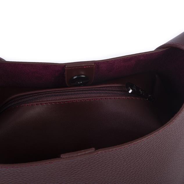 Nas Bag Kadın Salaş Makyaj Çantalı Spor Geniş Askılı Premium Çanta Bordo Rolax