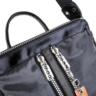 Nas Bag Kadın Sırt Çantası Gri Simli