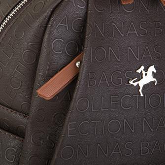Nas Bag Kadın Sırt Çantası Kahve Taba Gofraj