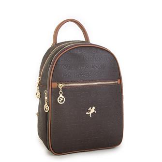 Nas Bag Kadın Sırt Çantası Kahve Taba Gofraj