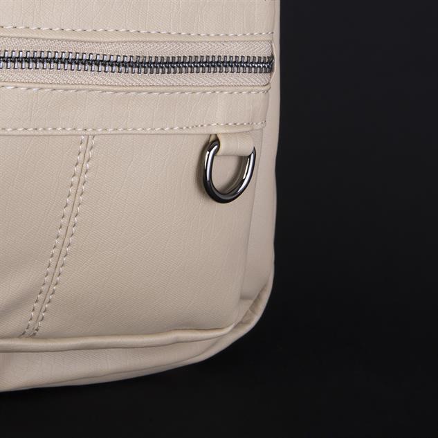 Nas Bag Kadın Sırt Çantası Kum  Yıkamalı