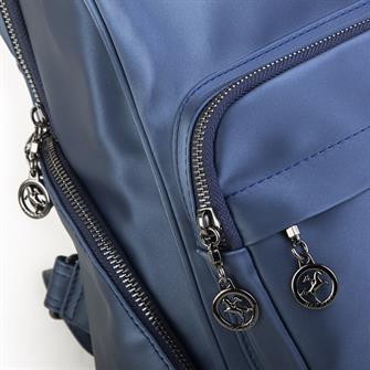 Nas Bag Kadın Sırt Çantası Lacivert Saten