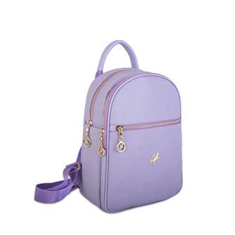Nas Bag Kadın Sırt Çantası Lila  Gofraj 