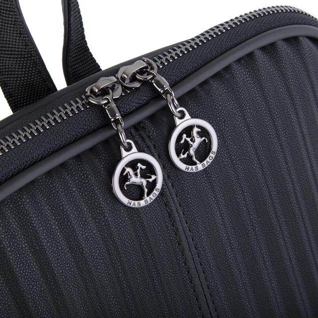 Nas Bag Kadın Sırt Çantası Orjinal Siyah Cosmos  (Eni :28 cm, Boyu :40cm)