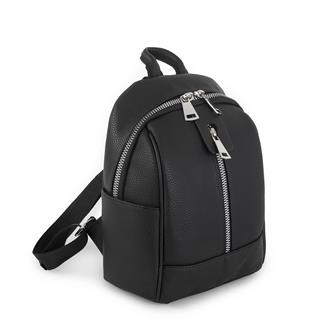 Nas Bag Büyük Boy Geniş İç Hacim Kadın Sırt Çantası Siyah Belinda 