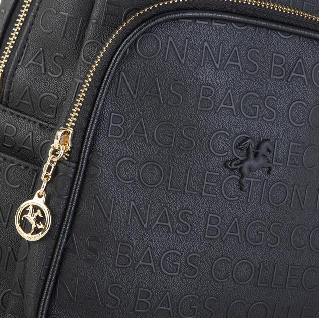 Nas Bag Kadın Sırt Çantası Siyah  Gofraj