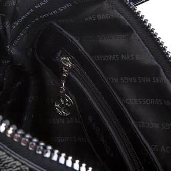 Nas Bag Kadın Sırt Çantası Siyah Simli