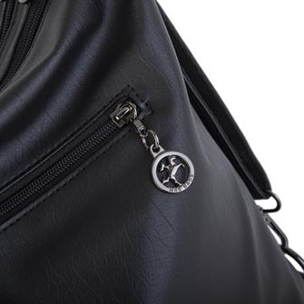 Nas Bag Kadın Sırt Çantası Siyah Yıkamalı