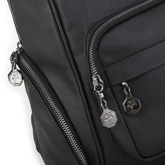 Nas Bag Kadın Sırt Çantası Siyah  Yıkamalı