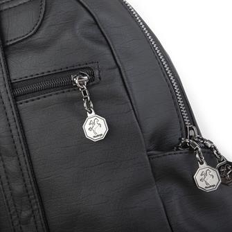 Nas Bag Kadın Sırt Çantası Siyah  Yıkamalı