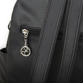 Nas Bag Kadın Sırt Çantası Siyah Yıkamalı 