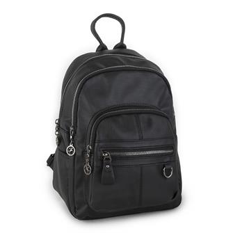 Nas Bag Kadın Sırt Çantası Siyah Yıkamalı