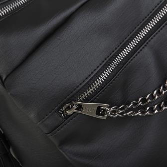 Nas Bag Kadın Sırt Çantası Siyah Yıkamalı