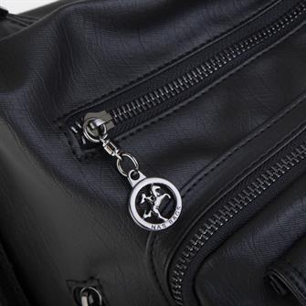 Nas Bag Kadın Sırt Çantası Siyah Yıkamalı