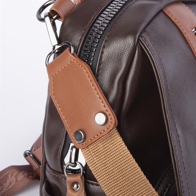 Nas Bag Kadın Sırt Çantası ve Omuz Çantası Dönüştürülebilir Tasarımlı Ürün  Kahve Taba Nero