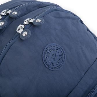 Nas Bag Kadın Sırt Çantası Zararlı Kimyasal İçermez Waterproof Lacivert 
