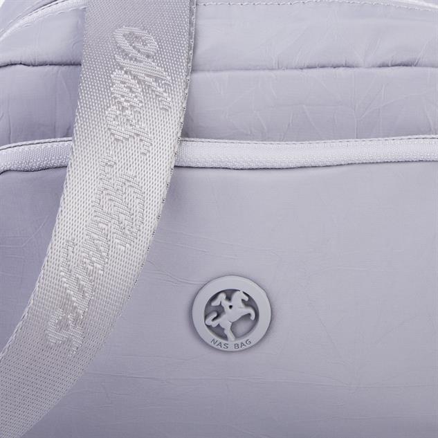 Nas Bag Kadın Spor Çok Gözlü Su Geçirmez Hafif Mini Çanta Gri  ( 22x16 cm )