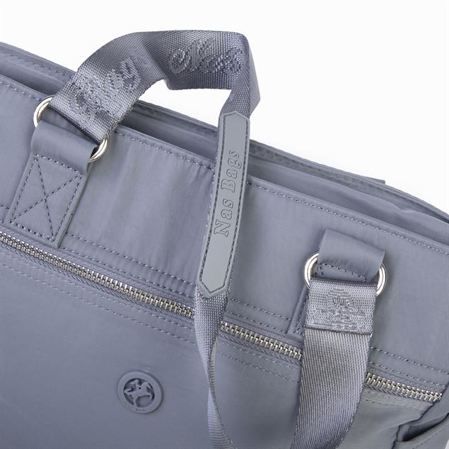 Nas Bag Kadın Spor Geniş Hacimli Hafif Omuz ve Çapraz Çanta Gri