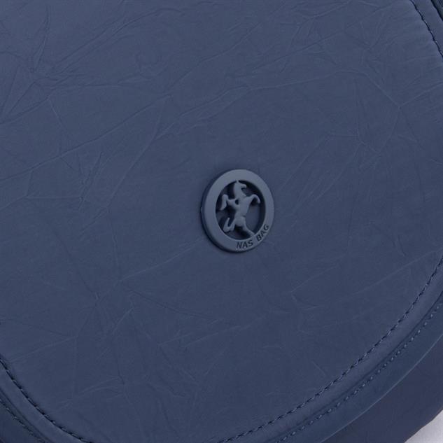 Nas Bag Kadın Water PROOF Ultra Hafif Çift Gözlü Orta Boy Sırt Çantası Lacivert 