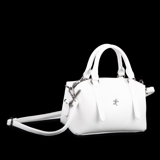 Nas Bag Mini Boy Kadın El ve Çapraz Çanta Beyaz Victoria