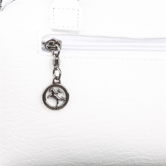Nas Bag Mini Boy Kadın El ve Çapraz Çanta Beyaz Victoria