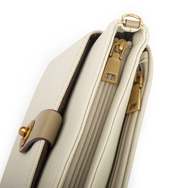 Nas Bag Mini Kadın Çapraz ve Omuz Çanta  (22x14 cm) Açık Yeşil