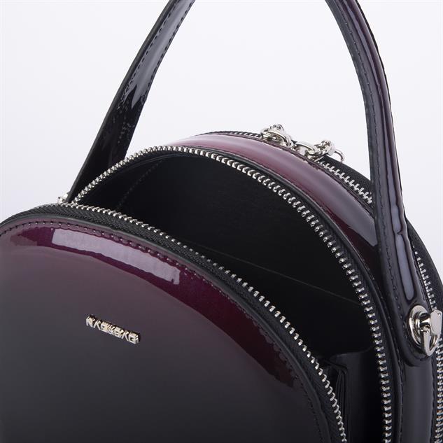 Nas Bag Mini Kadın El ve Çapraz Çanta Bordo Dumanlı (17x17 cm)