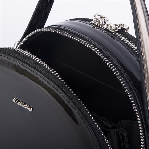 Nas Bag Mini Kadın El ve Çapraz Çanta Gri  Dumanlı (17x17 cm)