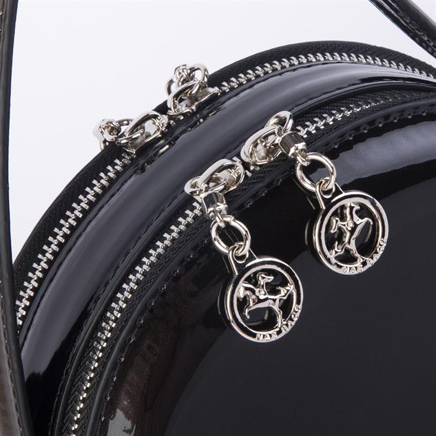 Nas Bag Mini Kadın El ve Çapraz Çanta Gri  Dumanlı (17x17 cm)