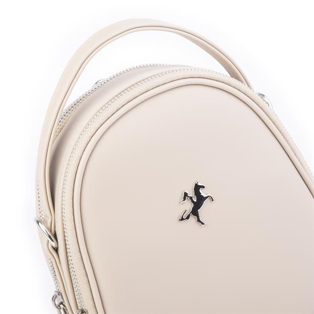 Nas Bag Mini  Kadın Sırt ,El  ve Omuz Çantası Dönüştürülebilir Tasarım Kum   Luna   (en:17cm ;boy :22cm) 