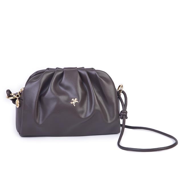Nas Bag Mini Shopper Kadın Çapraz Çanta Kahverengi 