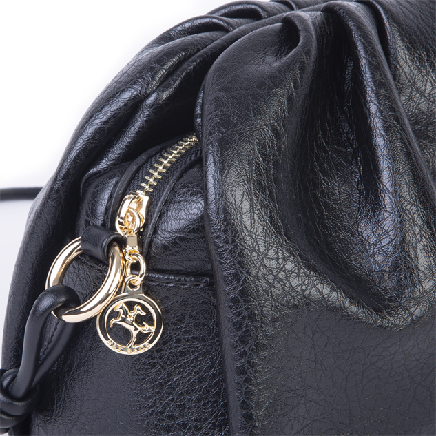 Nas Bag Mini Shopper Kadın Çapraz Çanta Siyah Victoria
