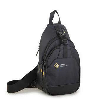 Nas Bag-Nas Polo  (Waterproof ) Outdoor Erkek Bel Ve Çapraz Body Bag Siyah